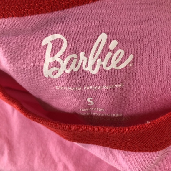 Red and Pink Barbie T-Shirt - Picture 3 of 3